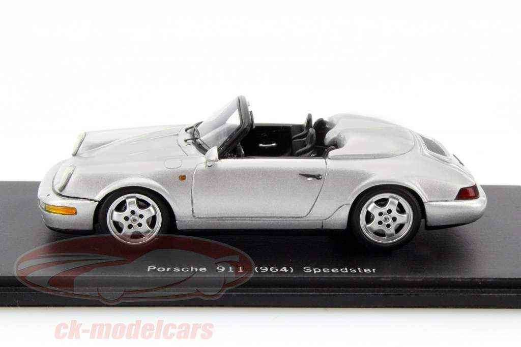 Porsche 911 (964) Speedster argento 1:43 Spark