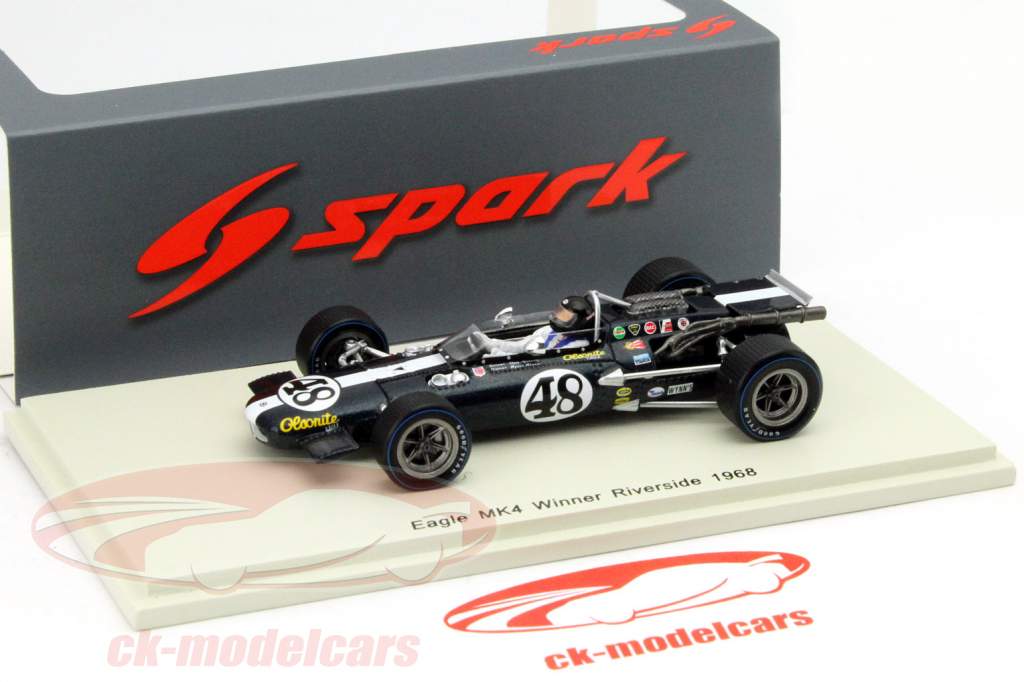 Dan Gurney Eagle MK4 #48 победитель Riverside 1968 1:43 Spark