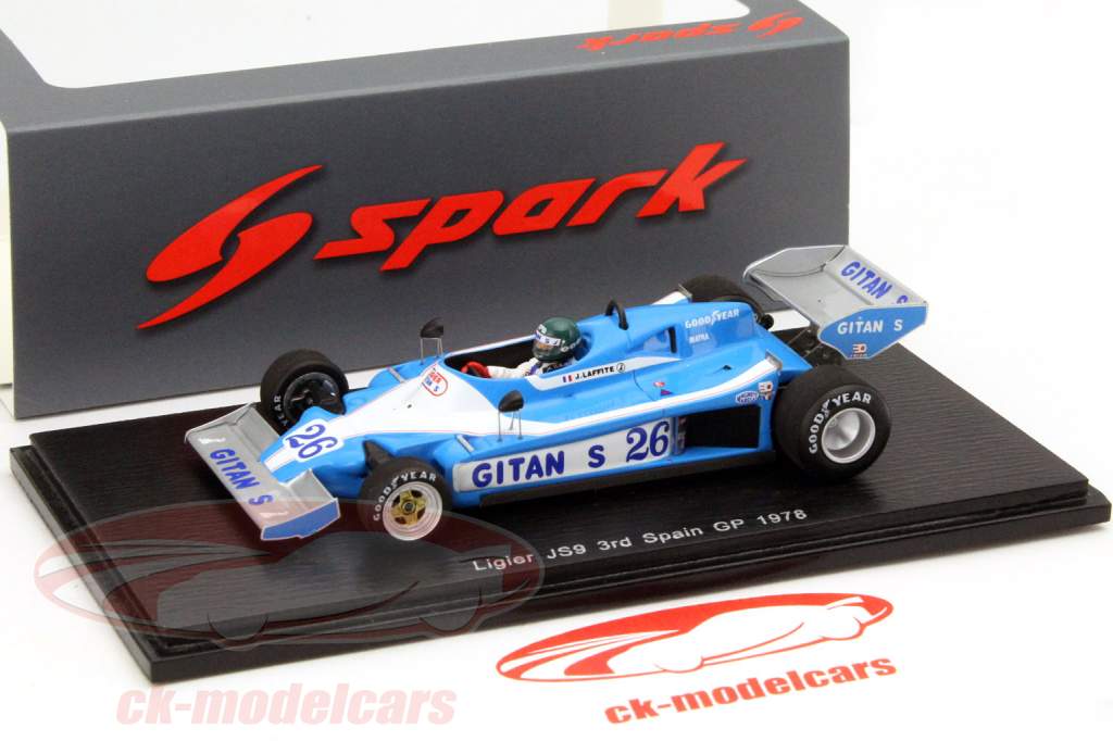リジェ JS19 #26 J.Laffite 1982　Spark 1/43 SPARK-MODEL S4817 Scale 1/43 | LIGIER F1 JS19 N 26 MONACO GP