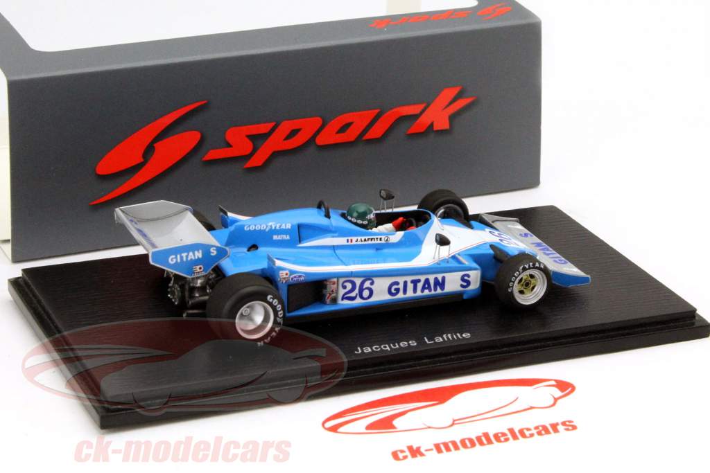 Spark 1:43 Jacques Laffite Ligier JS9 #26 3rd Spain GP