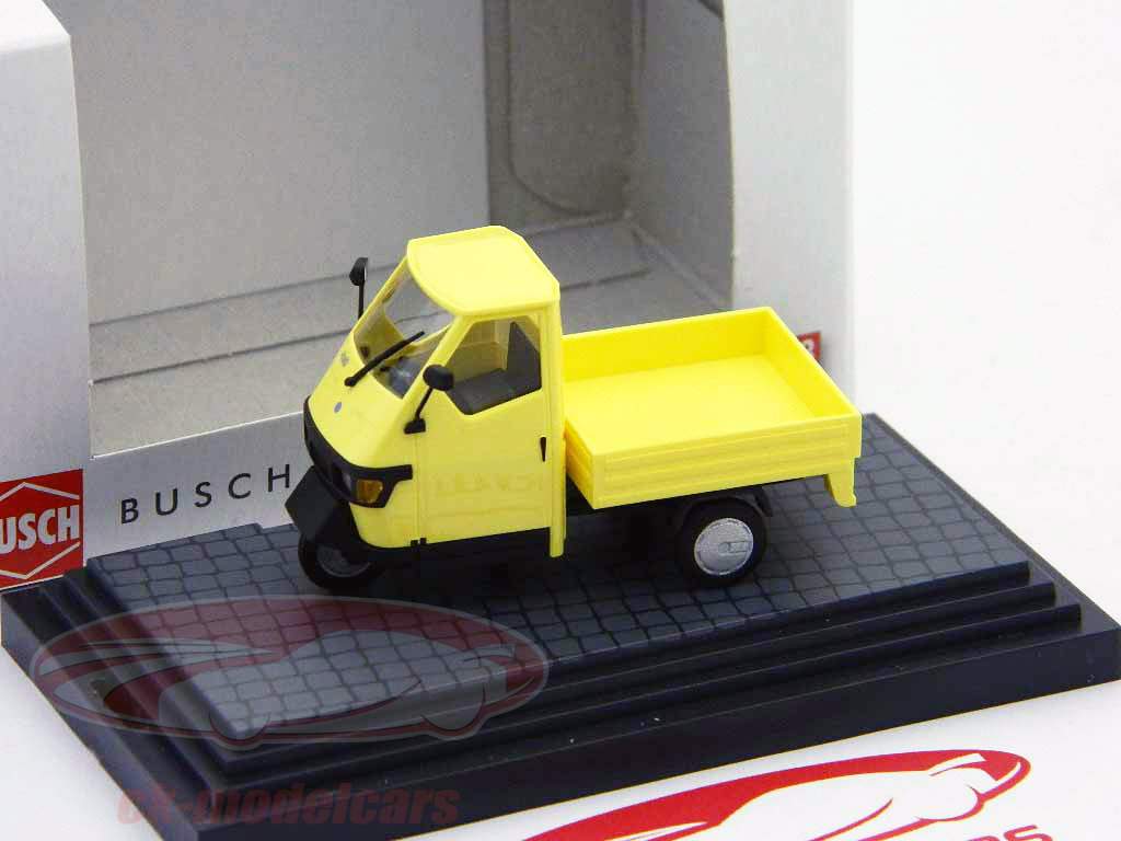 Piaggio Ape 50 yellow 1:43 Busch