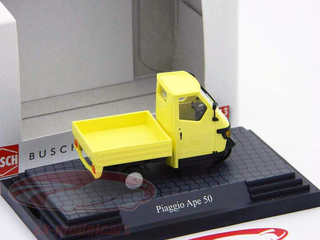 Piaggio Ape 50 yellow 1:43 Busch