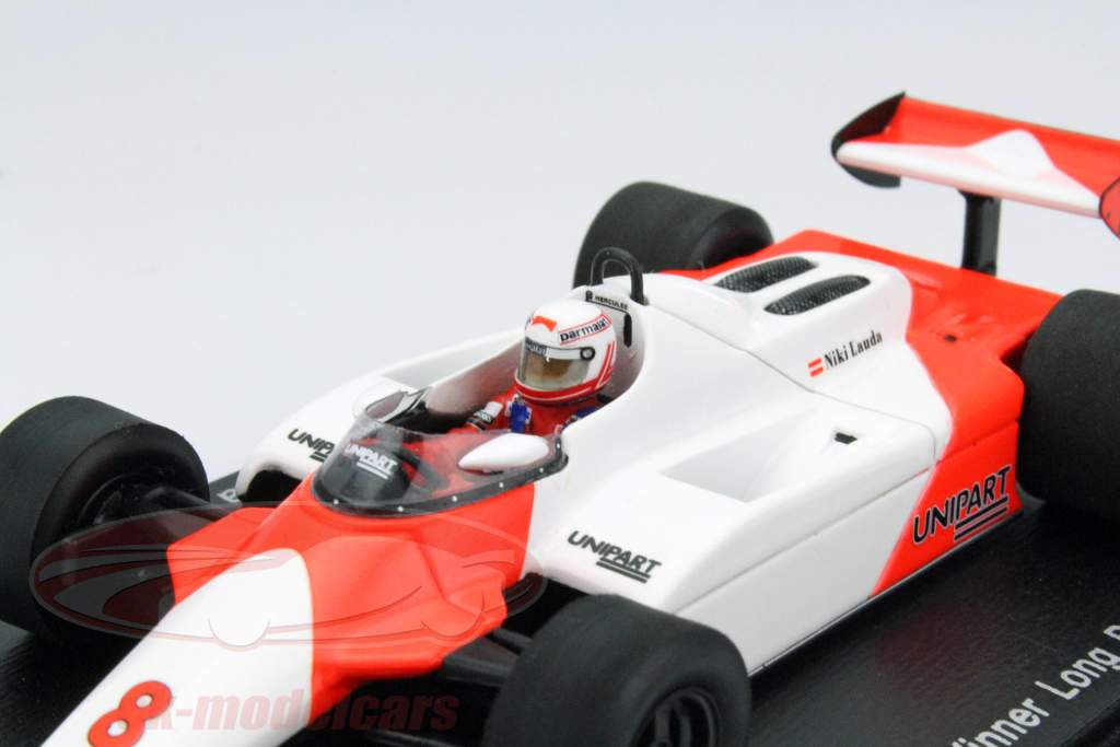 Niki Lauda McLaren MP4/1B #8 ganador Long Beach GP fórmula 1 1982 1:43 Spark