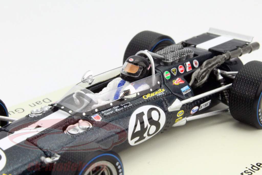 Dan Gurney Eagle MK4 #48 Winner Riverside 1968 1:43 Spark