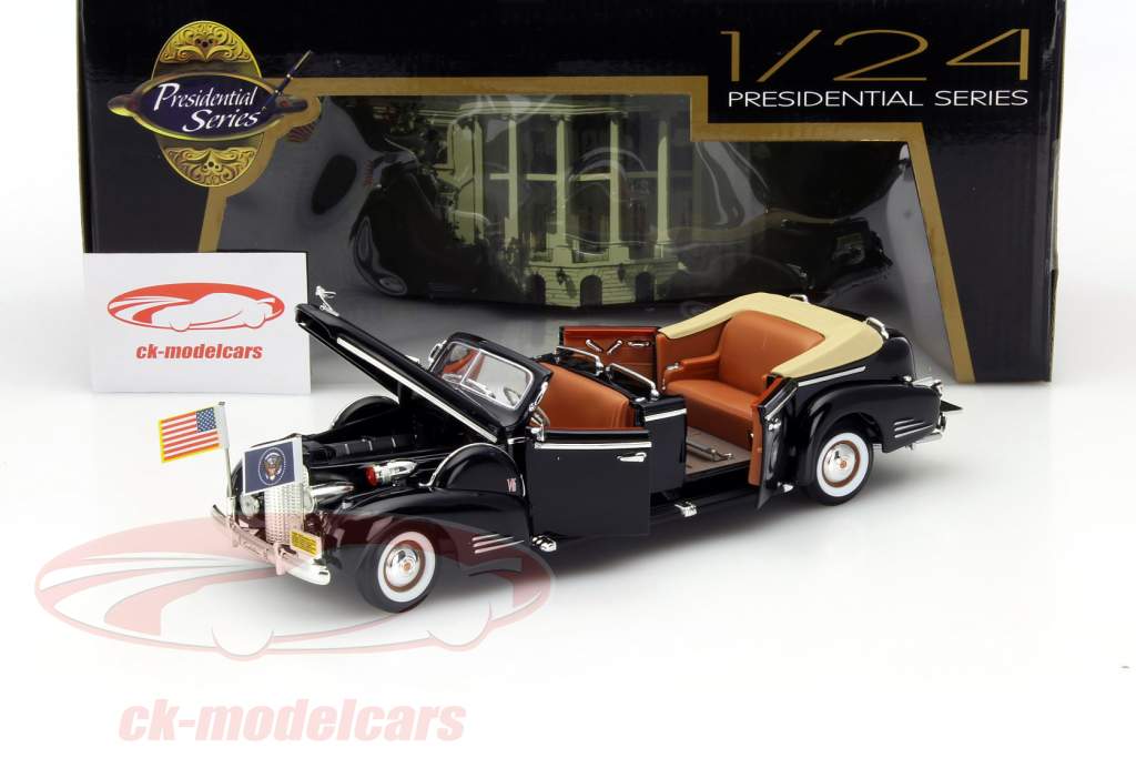自動車 1938 Cadillac V-16 Presidential Limousin Road Signature 1:24 1938 Cadillac V-16 Presidential Limo