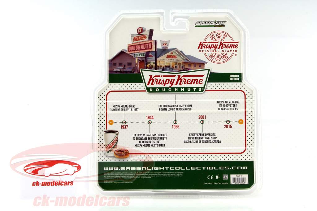 万国 DuraStar~Krispy Kreme 甜甜圈 箱货车1:64 绿光 Greenlight