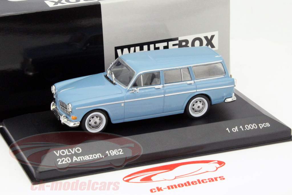 Volvo 220 Amazon année 1962 bleu 1:43 WhiteBox