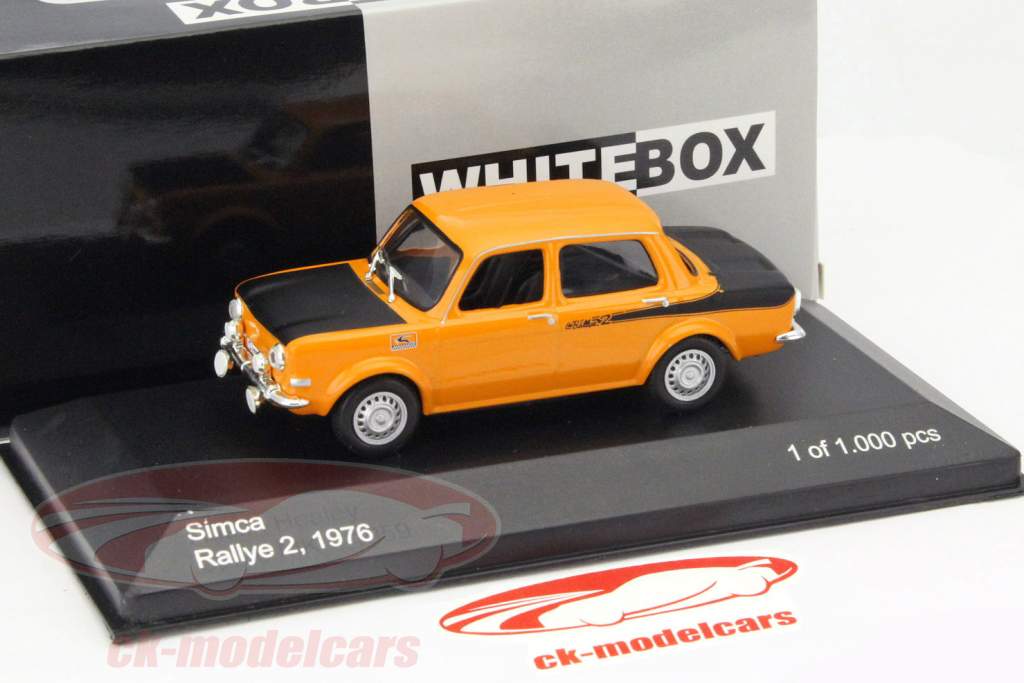 Simca Rallye 2 år 1976 appelsin 1:43 WhiteBox