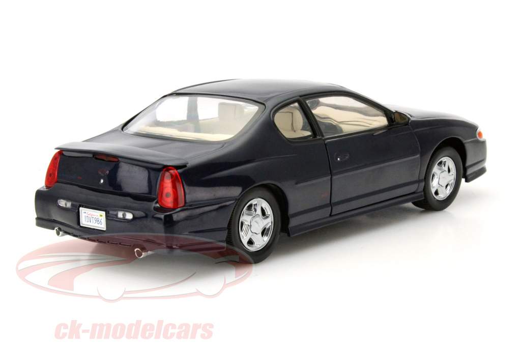 Chevrolet Monte Carlo SS 年 2000 ブルー 1:18 SunStar