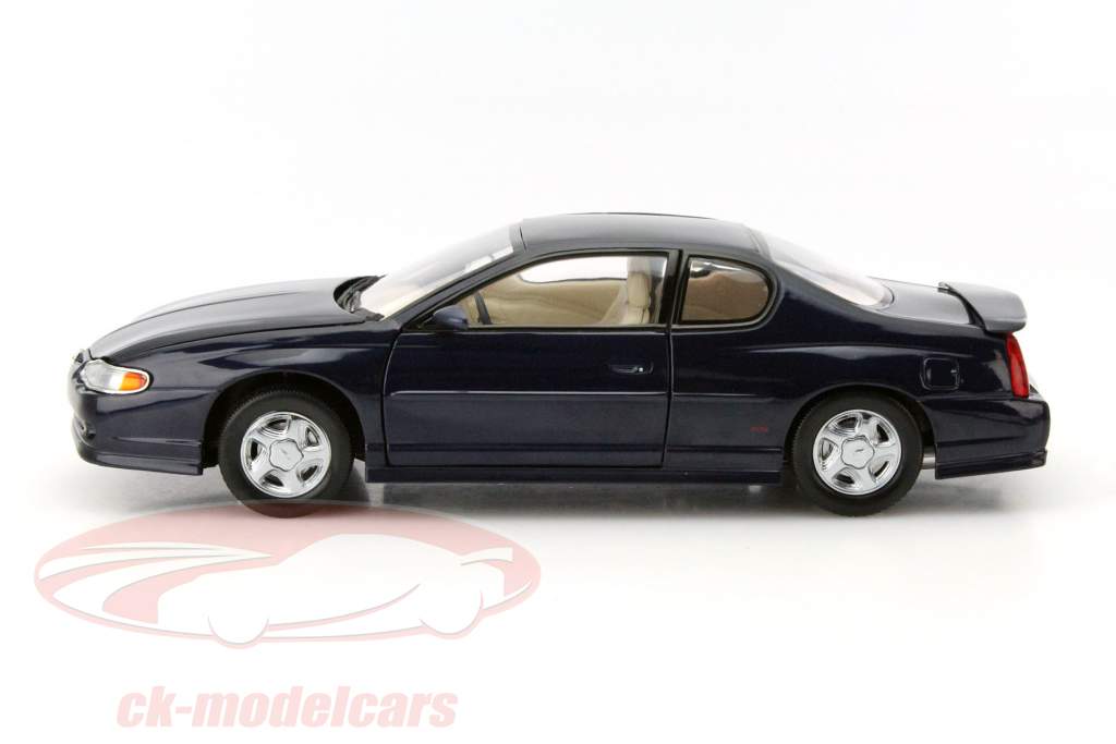 Chevrolet Monte Carlo SS 年 2000 ブルー 1:18 SunStar