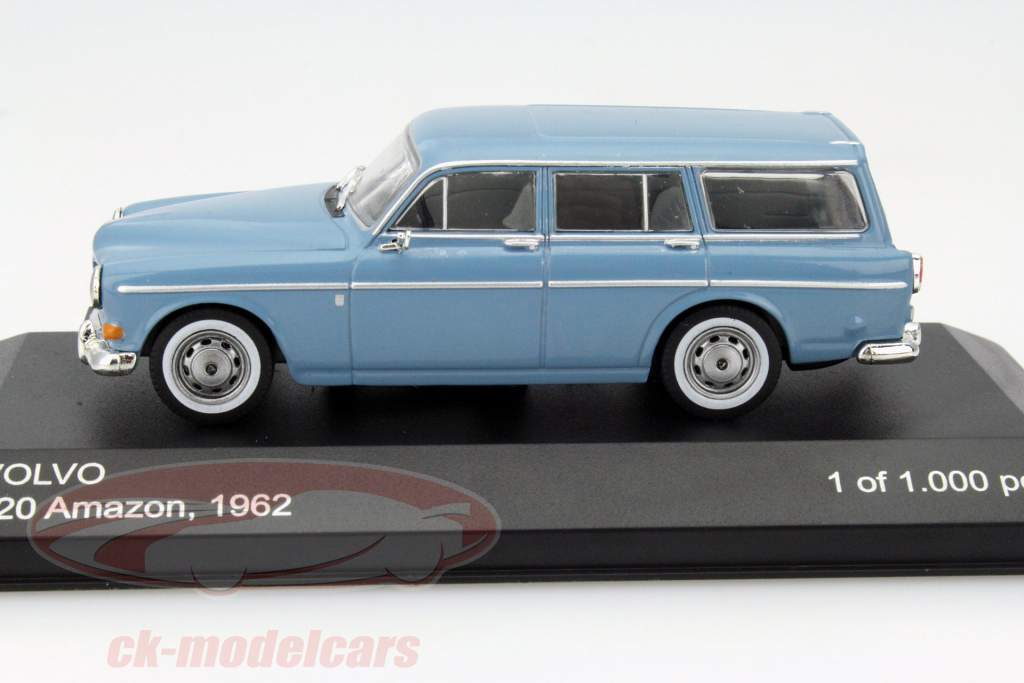 Volvo 220 Amazon jaar 1962 blauw 1:43 WhiteBox