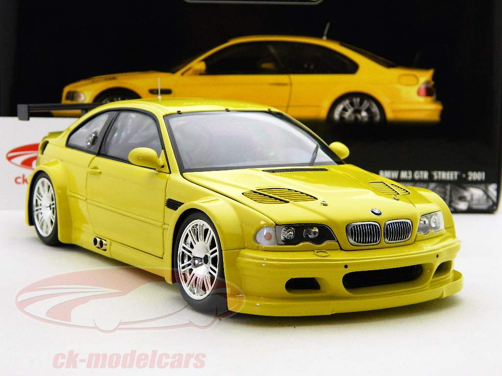 絶版AUTOart BMW M3 イエロー 1/18 1:18 BMW M3 Coupe E46 Yellow from AutoArt - MIB | eBay