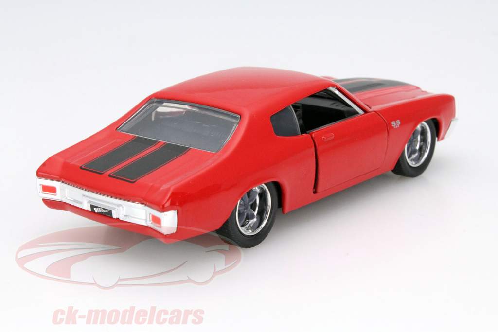 Dom's Chevrolet Chevelle SS film Fast and Furious IV 2009 rød 1:32 Jada Toys