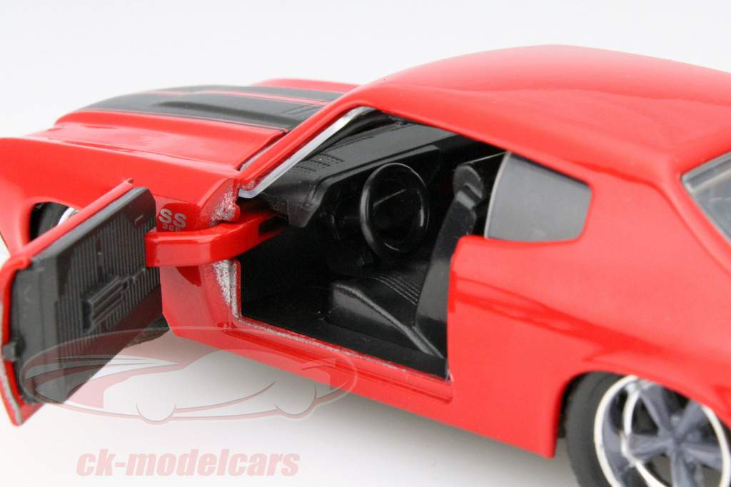 Dom's Chevrolet Chevelle SS film Fast and Furious IV 2009 rød 1:32 Jada Toys