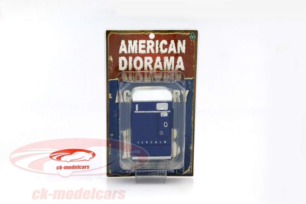 vending macchina blu 1:18 American Diorama