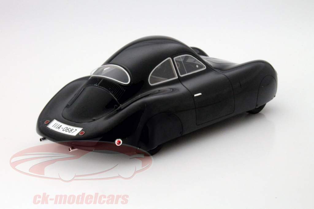Porsche Typ 64 Berlin-Rom Kurv sort 1:18 BoS-Models