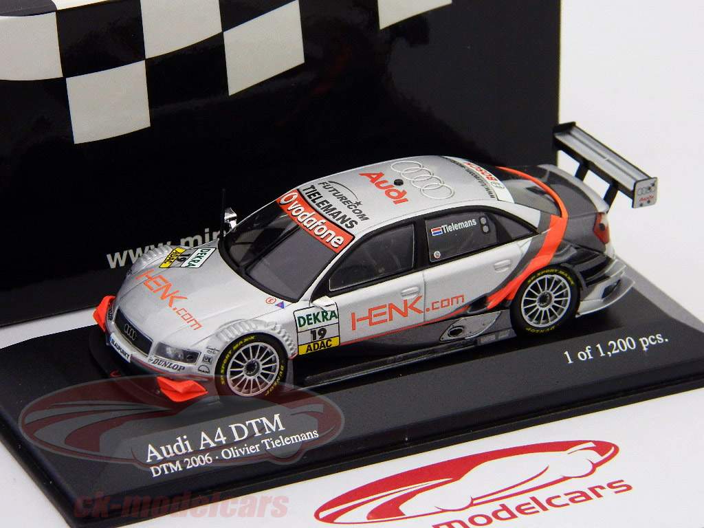オリビエT​​ielemans FuturecomeアウディA4 DTM 2006サイズミニチャンプス