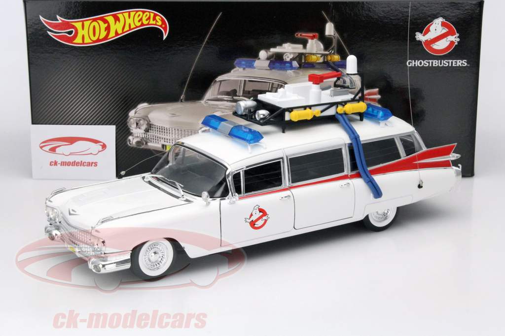凯迪拉克 Ecto-1~电影:捉鬼敢死队1989年 1:18 风火轮 HotWheels