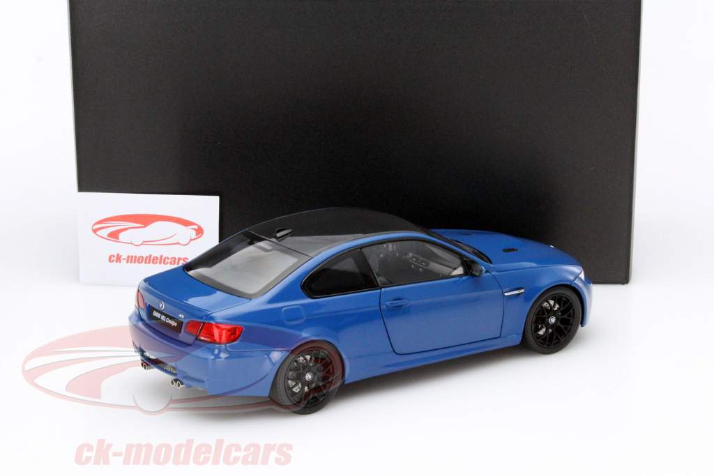 BMW M3 E92 Coupe blu / carbossilico 1:18 Kyosho
