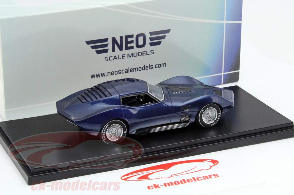 Chevrolet Chorvette Mako Shark II Concept jaar 1965 1:43 Neo