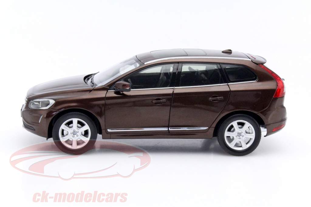 Volvo XC60 ano 2015 rich java marrom 1:18 Motorcity