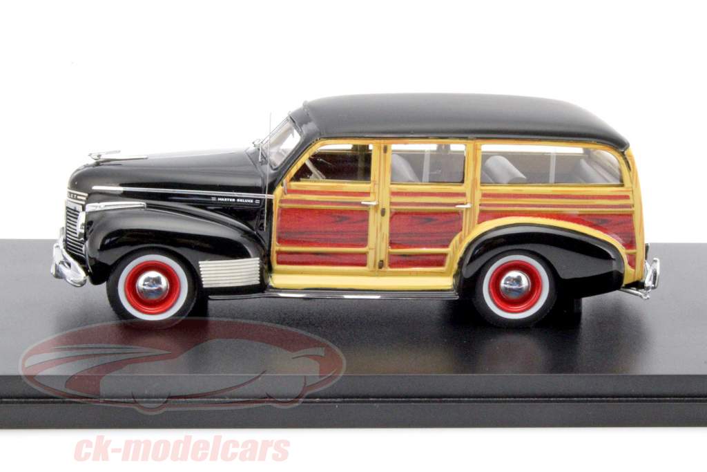 ミニカー　1/43 Chevrolet Special Deluxe Station Wagon 1941(ブラック×ウッド) [NEO45840] Neo 1:43 Chevrolet Special Deluxe Station Wagon Year 1941