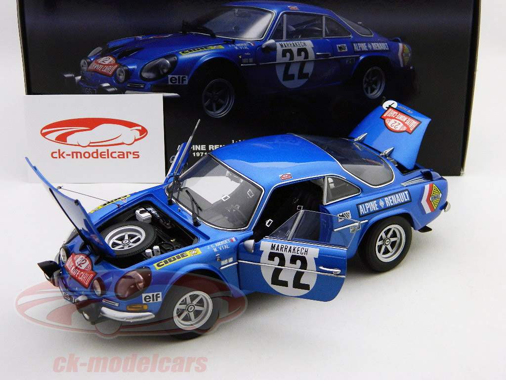 Kyosho 1:18 Alpine Renault A110 1600S #22 3rd Monte Carlo