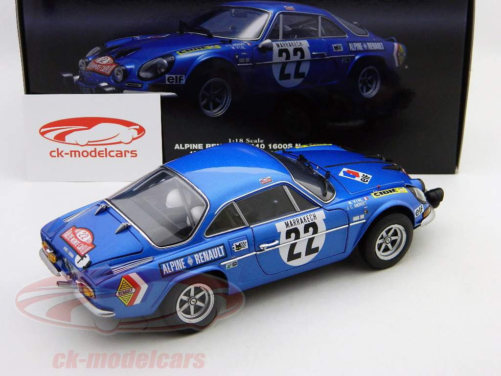 Kyosho 1:18 Alpine Renault A110 1600S #22 3rd Monte Carlo