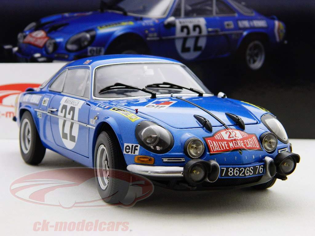 Kyosho 1:18 Alpine Renault A110 1600S #22 3rd Monte Carlo