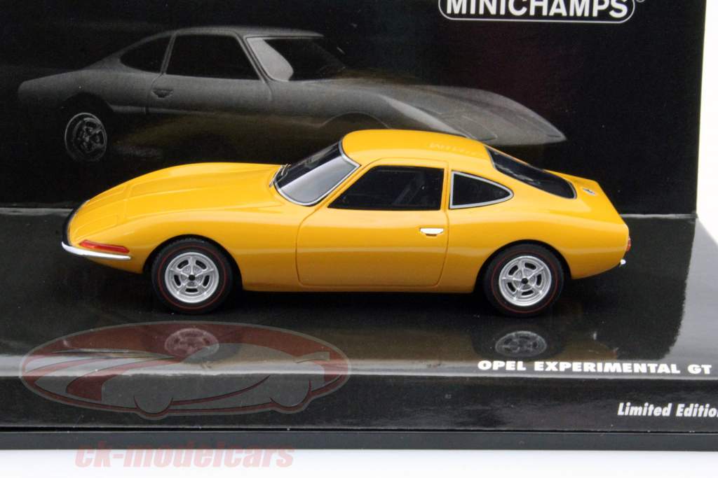 Opel Experimental GT año 1965 ocre amarillo 1:43 Minichamps