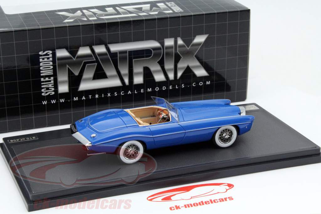 Bugatti T101C Exner-Ghia Year 1966 blue 1:43 Matrix