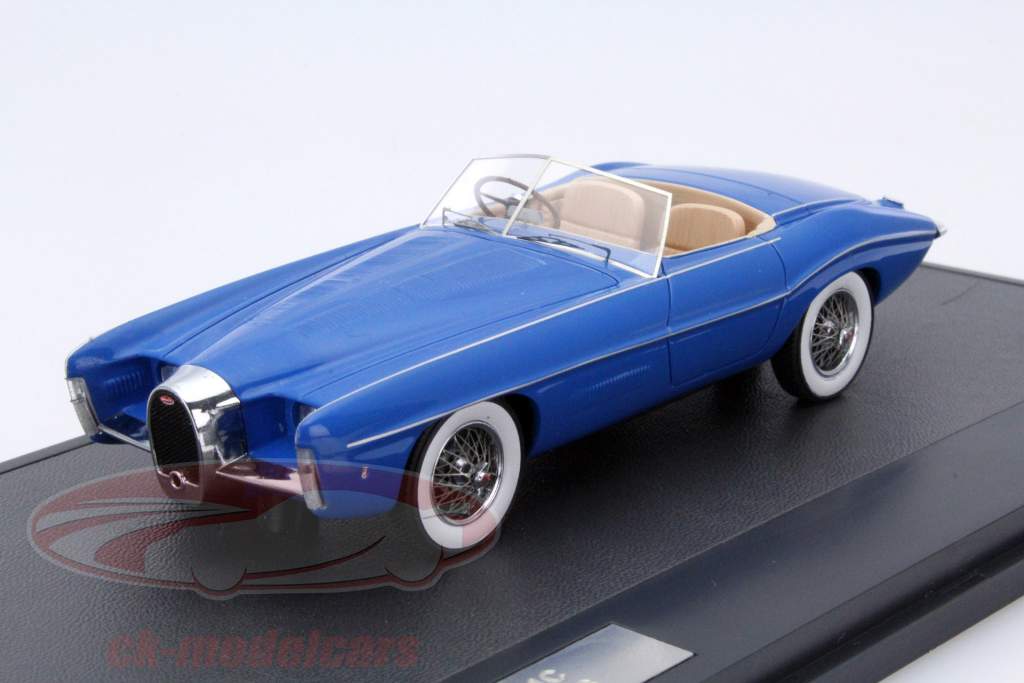Bugatti T101C Exner-Ghia Year 1966 blue 1:43 Matrix