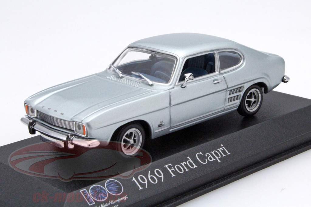 Ford Capri 年 1969 银 1:43 Minichamps