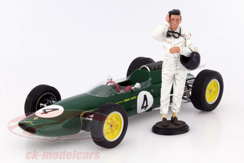 Jim Clark driver figure 1:18 LeMansMiniatures