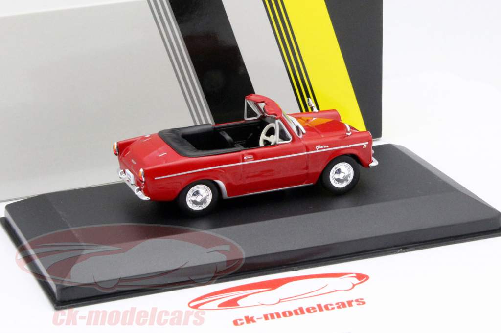 Toyota Publica Convertible jaar 1964 rood 1:43 First43 Models