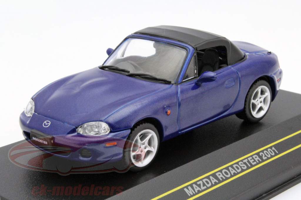 Mazda Roadster ano 2001 azul 1:43 First43 Models