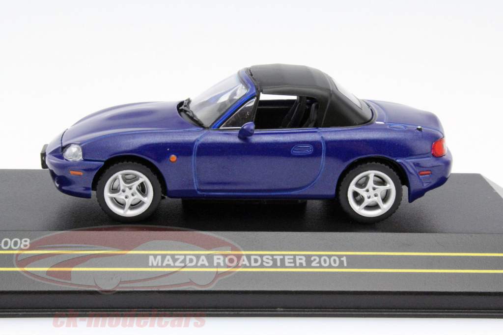 Mazda Roadster ano 2001 azul 1:43 First43 Models