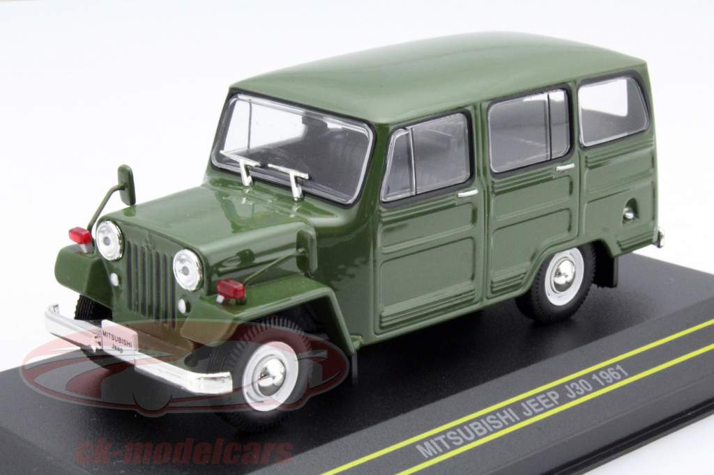 Mitsubishi Jeep J30 jaar 1961 groen 1:43 First43 Models