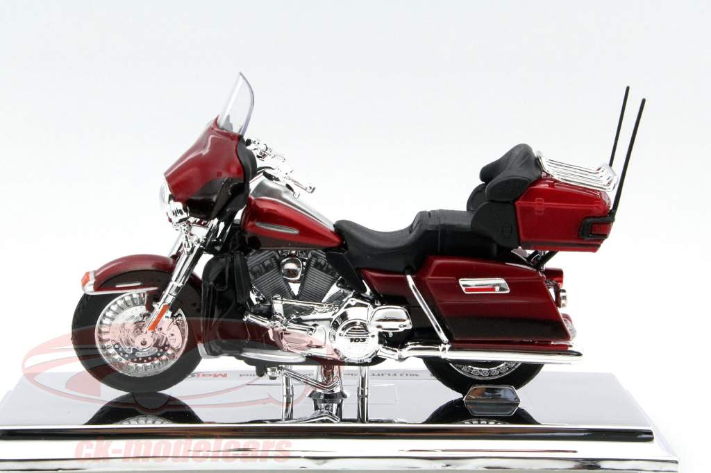 Harley Davidson FLHTK Electra Glide Ultra Limited år 2013 rød 1:18 Maisto