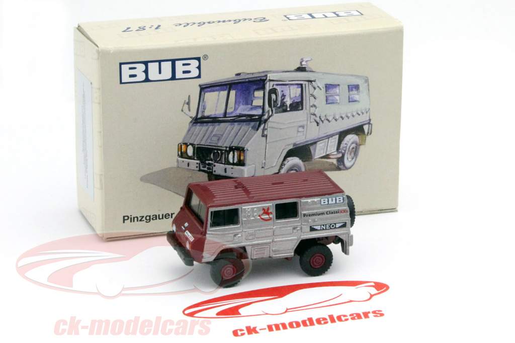 Pinzgauer rood / zilver 1:87 Bubmobile