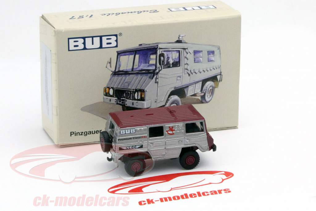 Pinzgauer rouge / argent 1:87 Bubmobile