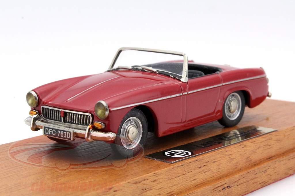 MG Midget Cabriolet rood 1:43 RAE Models