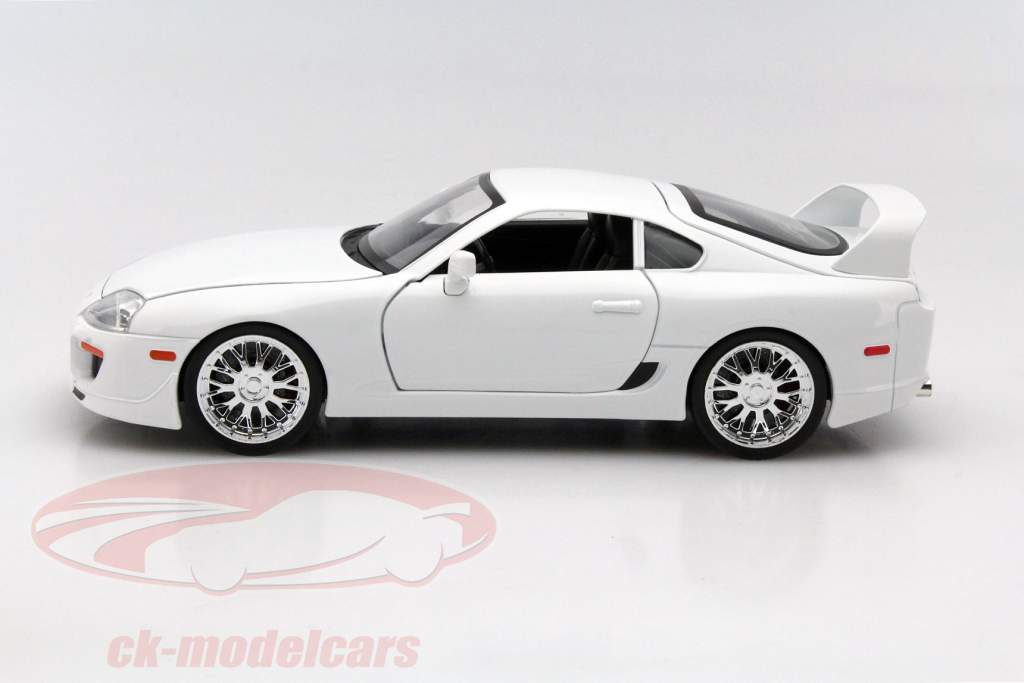 Brian's Toyota Supra Fast and Furious blanc 1:18 Jada Toys