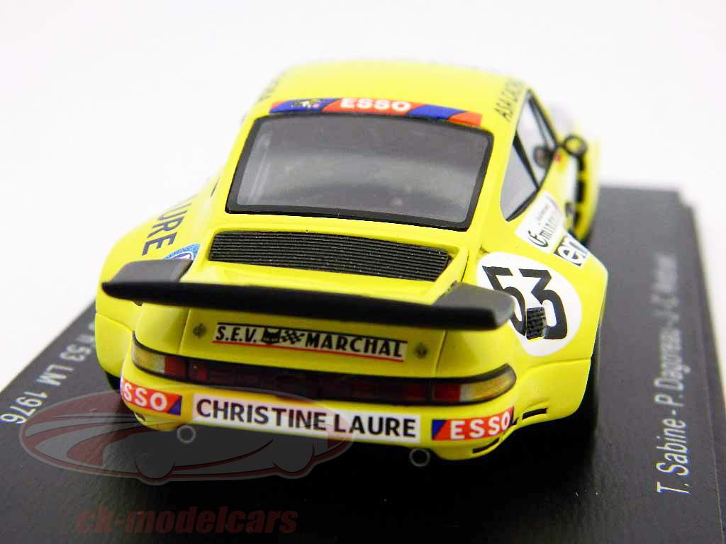 保时捷911卡雷拉RS＃53 1976勒芒星火1:43