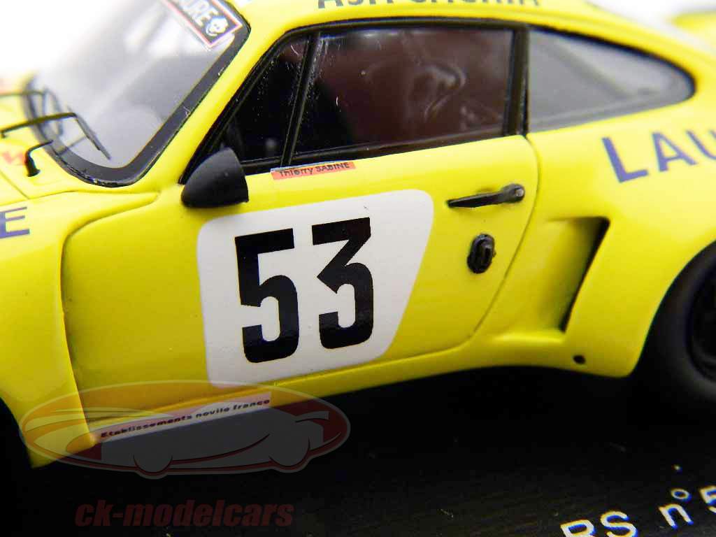 保时捷911卡雷拉RS＃53 1976勒芒星火1:43
