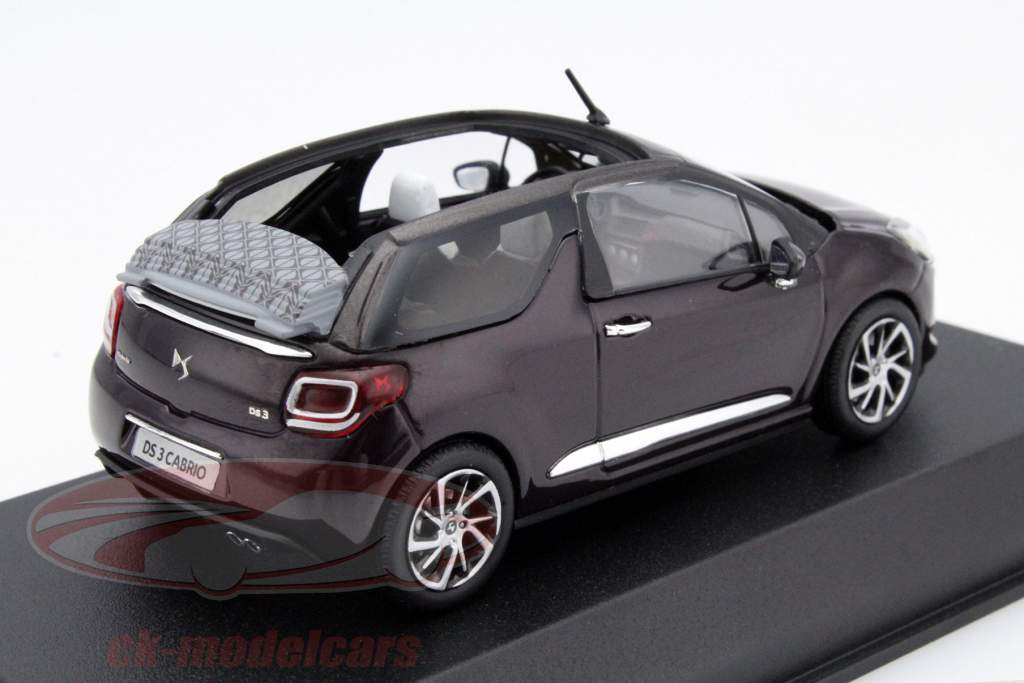 Citroen DS 3 Cabriolet année 2016 pourpre 1:43 Norev