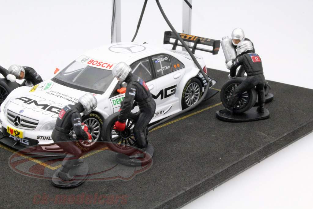Pitlane pitstop diorama plaque 1:43 Altaya