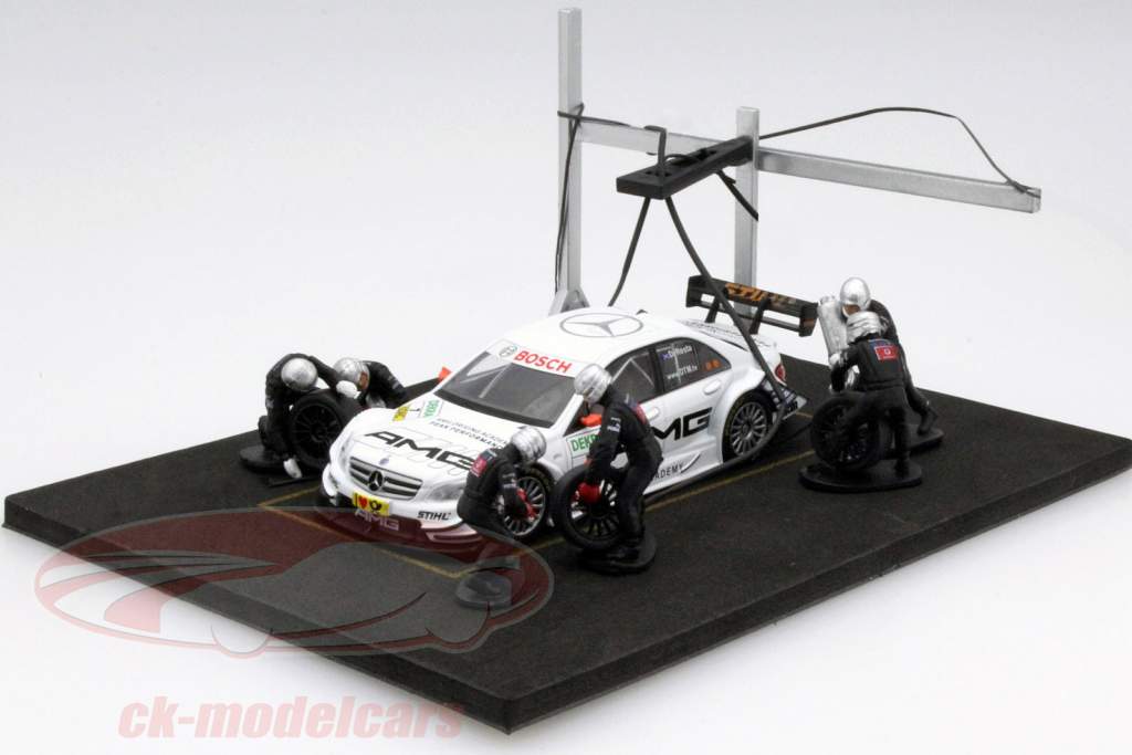 Pitlane pitstop diorama plaque 1:43 Altaya