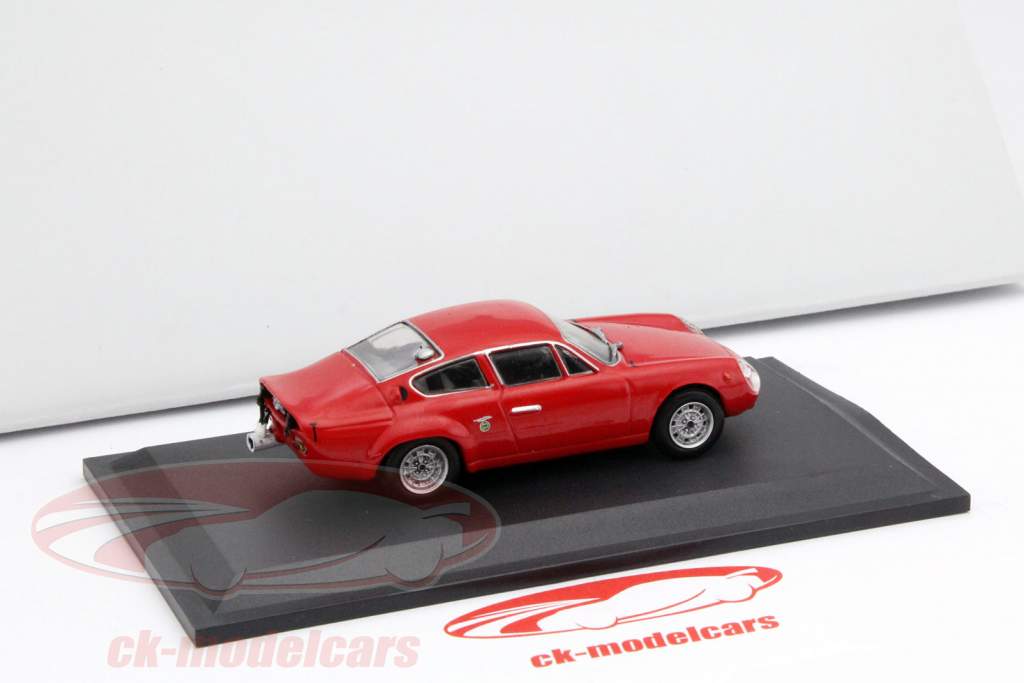 Abarth Simca 2000 GT ano 1963 vermelho 1:43 Altaya