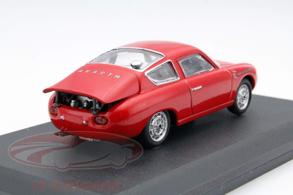 Abarth 1000 Bialbero jaar 1962 rood 1:43 Altaya